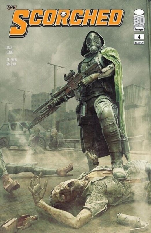The Scorched #4 (Image Comics, 2022), raw comic book in NM condition — front cover