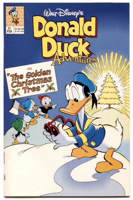 Walt Disney's Donald Duck Adventures #21 (1992), raw comic book in VF/NM condition — front cover