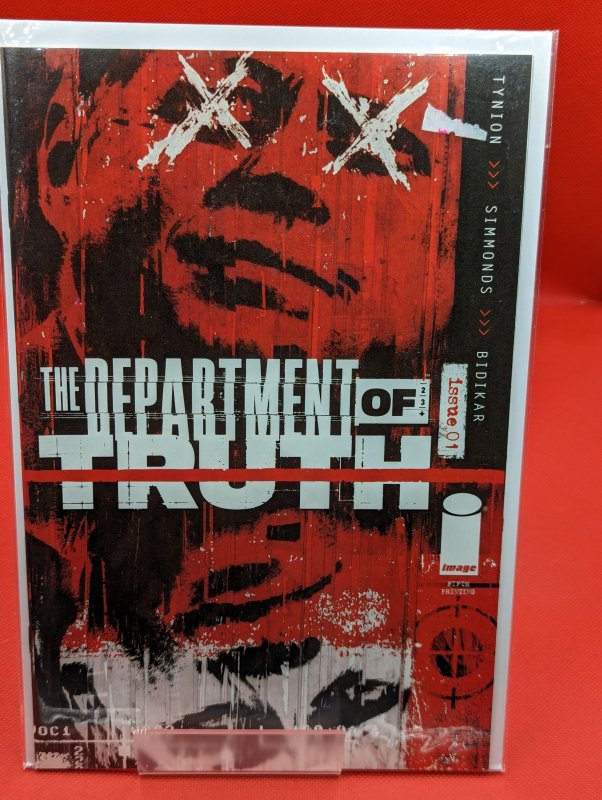 The Department of Truth #1 (Image Comics, 2020), raw, ungraded comic book — front cover