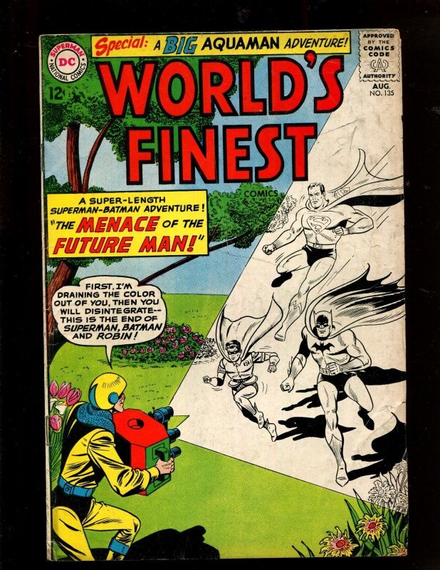 World's Finest #135 (DC Comics), raw comic book in 4.0 condition — front cover
