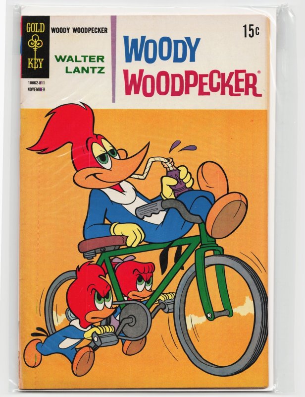 Walter Lantz Woody Woodpecker #103 (Gold Key, 1968), raw, ungraded comic book — front cover