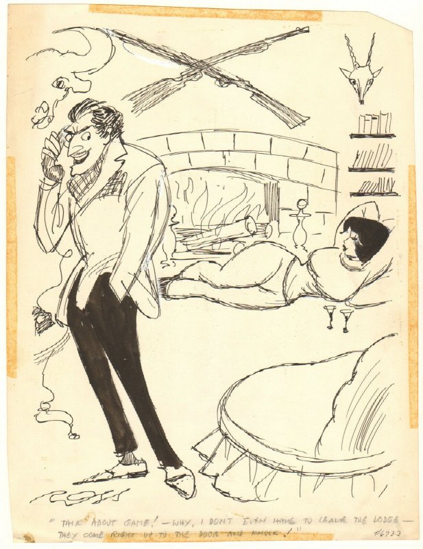 Playboy Gets the Girl Humorama Gag - 1959 art by Al Ross (1959), raw, ungraded comic book — front cover
