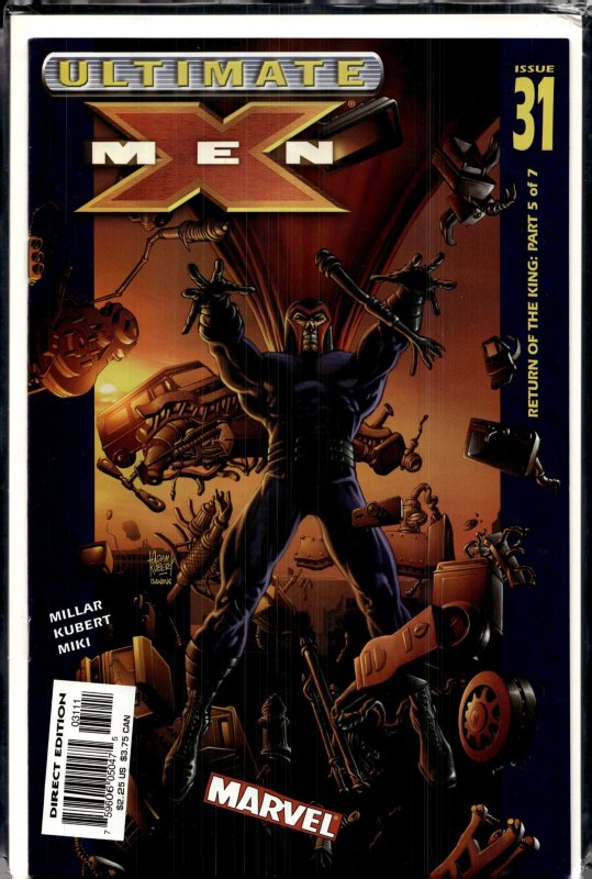 Ultimate X-Men #31 (Marvel Comics, 2003), raw, ungraded comic book — front cover