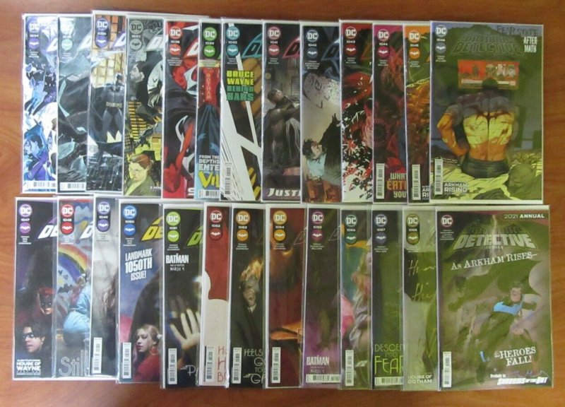 Detective Comics 1034-1058 Annual Lot of 26 Batman Tamaki DC 2020 NM (DC Comics, 2020), raw comic book in NM condition — front cover
