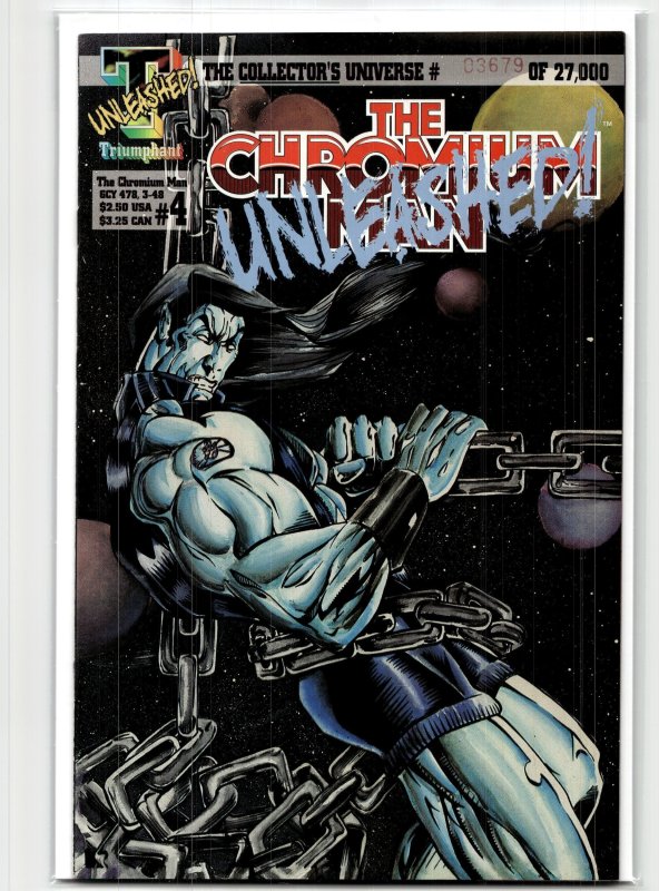 The Chromium Man #4 (1993), raw, ungraded comic book — front cover