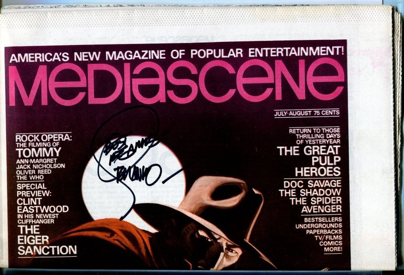 Mediascene #17, raw comic book in VF+ condition — front cover
