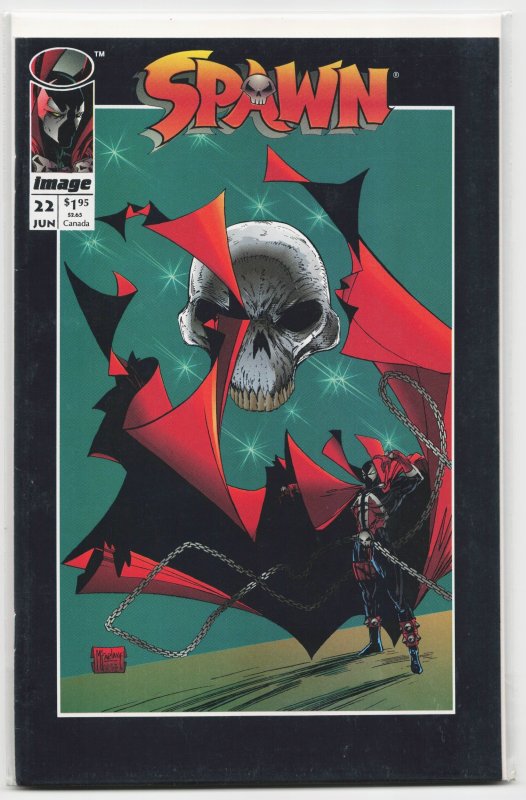 Spawn #22 (Image Comics, 1994), raw, ungraded comic book — front cover