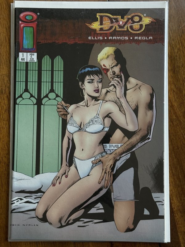 DV8 Lust #1 (1996), raw comic book in NM 9.4 condition — front cover