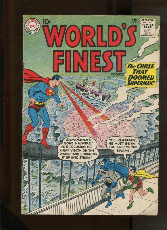 World's Finest #115 (DC Comics), raw comic book in 6.5 condition — front cover