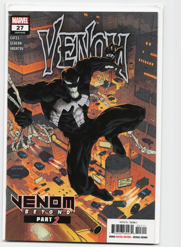 Venom #27 (Marvel Comics, 2020), raw, ungraded comic book — front cover