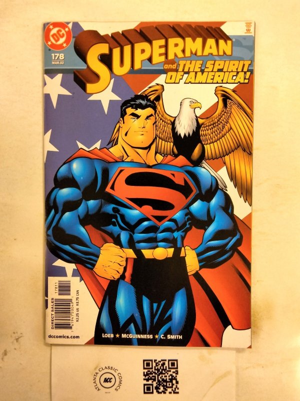 Superman #178 (DC Comics, 1965), raw comic book in NM condition — front cover