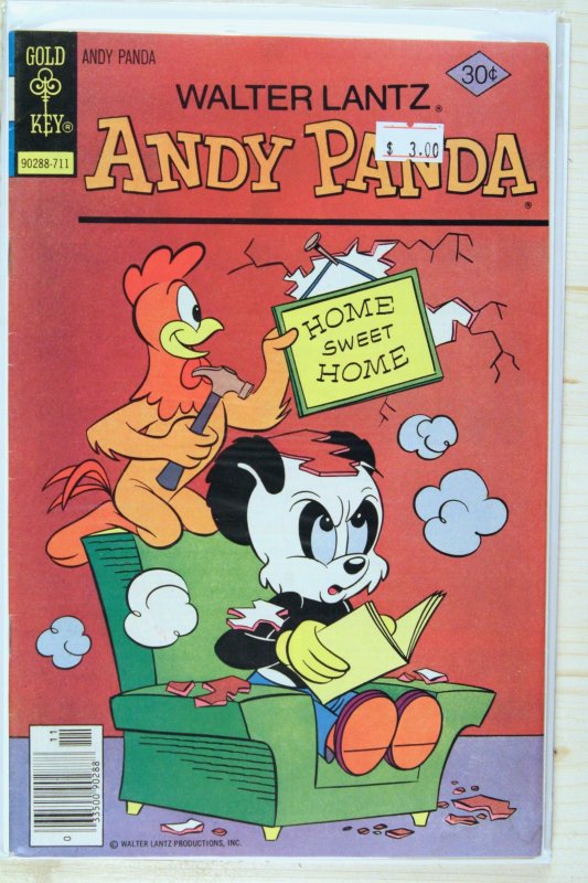Walter Lantz Andy Panda #22 (1977), raw comic book in FN+ 6.5 condition — front cover