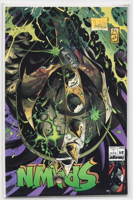 Spawn #31 (Image Comics, 1995), raw, ungraded comic book — front cover