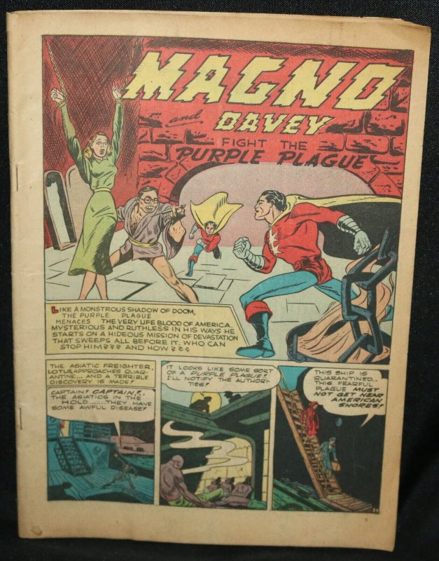 Four Favorites #5 (1942), raw, ungraded comic book — front cover