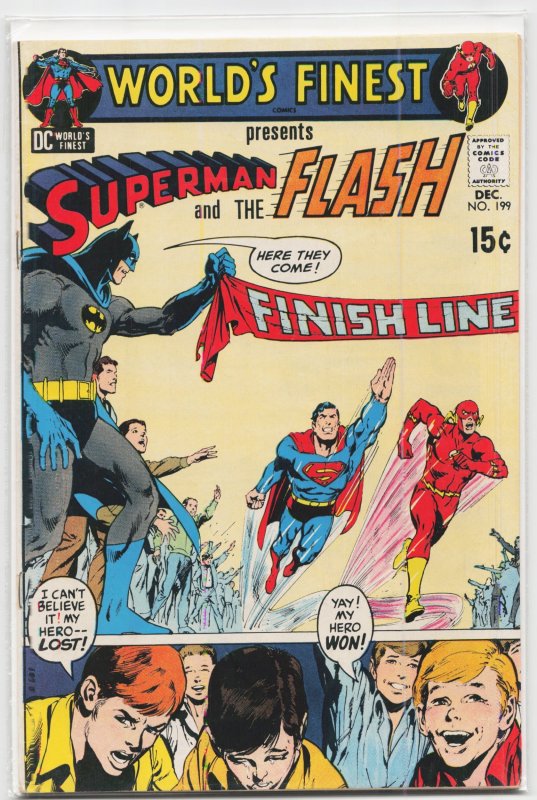 World's Finest Comics #199 (DC Comics, 1970), raw, ungraded comic book — front cover