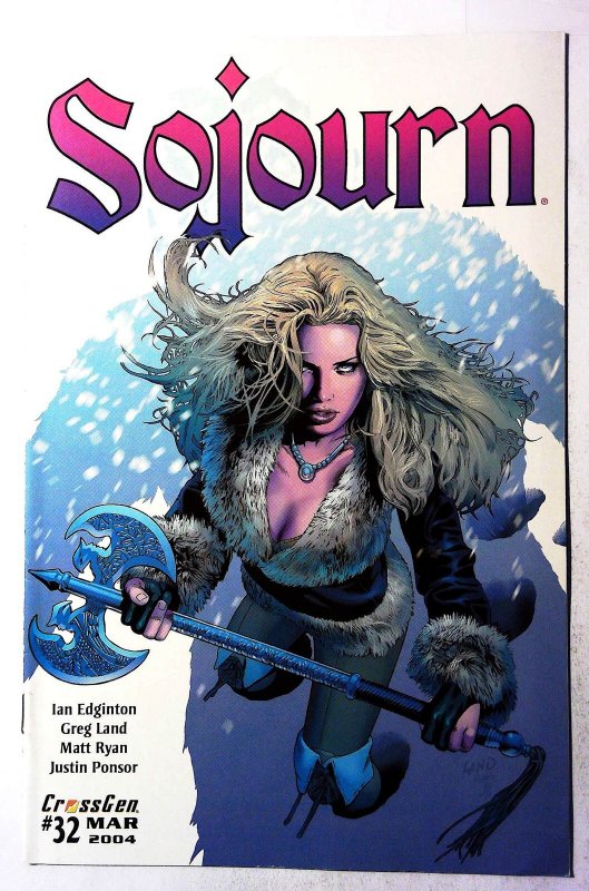 Sojourn #32 (2004), raw, ungraded comic book — front cover