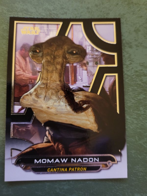 2018 Star Wars Galactic Files #ANH-21 Momaw Nadon (2018), raw, ungraded comic book — front cover