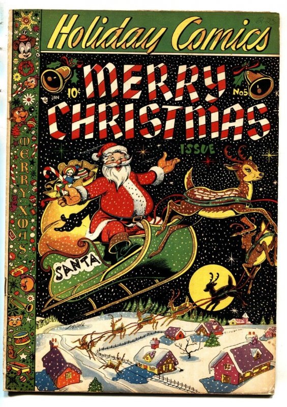 Holiday #5, raw, ungraded comic book — front cover
