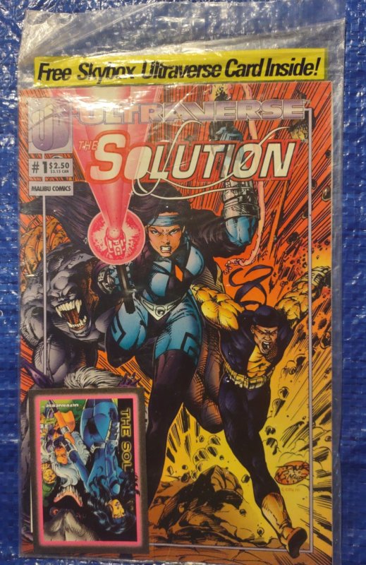 Solution #1 (1993), raw, ungraded comic book — front cover
