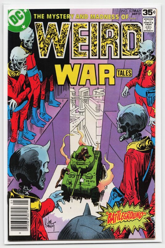 Weird War Tales #63 (DC Comics, 1978), raw, ungraded comic book — front cover