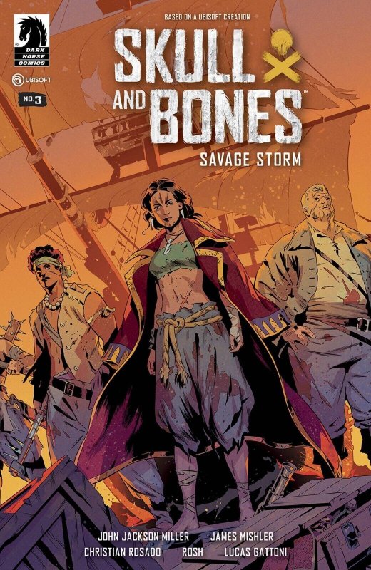 Skull and Bones #3 (Dark Horse Comics, 2023), raw, ungraded comic book — front cover