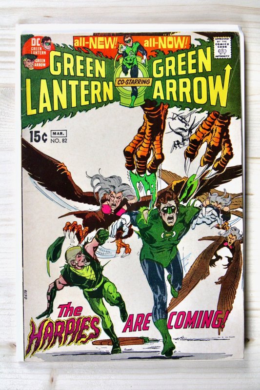 Green Lantern #82 (DC Comics, 1971), raw comic book in VG/FN 5.0 condition — front cover