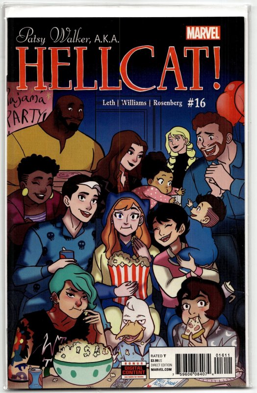 Patsy Walker, A.K.A. Hellcat! #16 (2017), raw, ungraded comic book — front cover