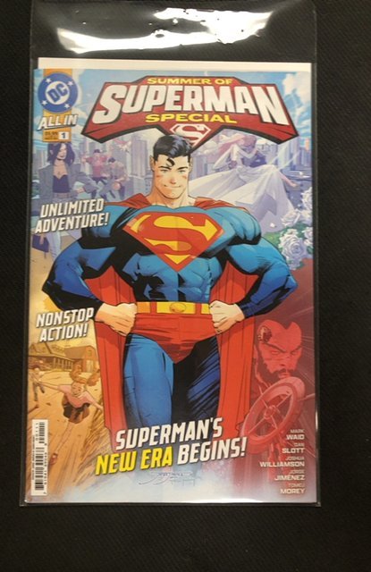 Summer of Superman Special (2025) (DC Comics, 2025), raw, ungraded comic book — front cover