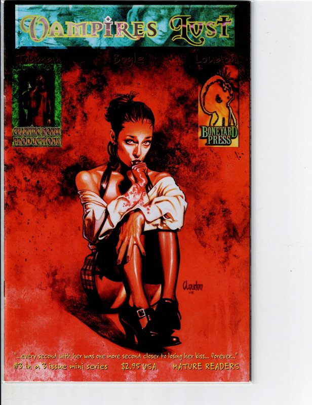 Vampires Lust #3 (1997), raw, ungraded comic book — front cover