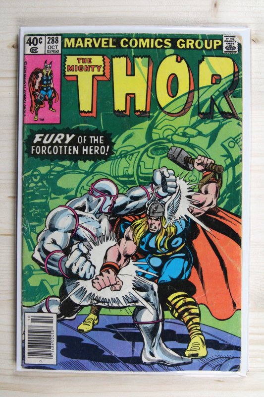 Thor #288 (Marvel Comics, 1979), raw comic book in VF- 7.5 condition — front cover