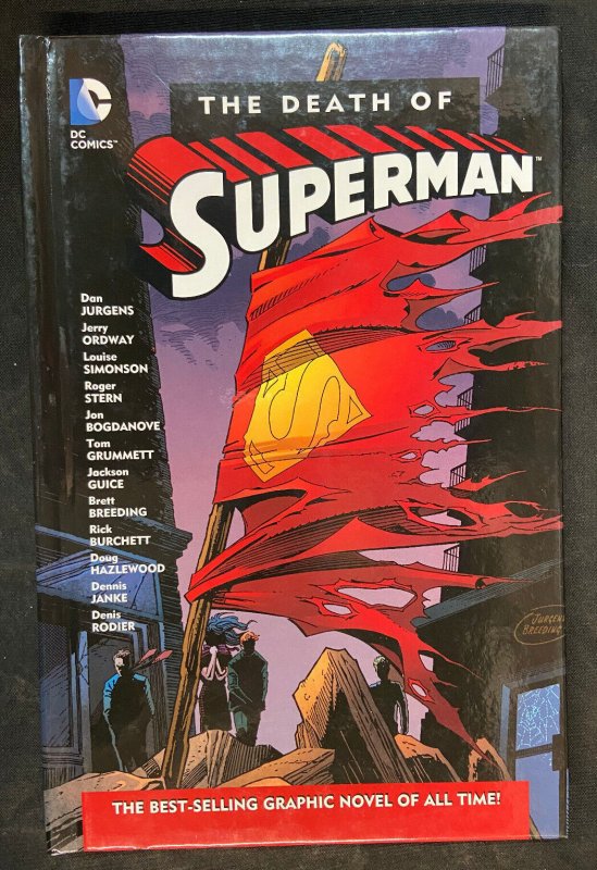 The Death of Superman Hardcover Graphic Novel / Dvd Combo Vf/nm, raw comic book in VF/NM condition — front cover