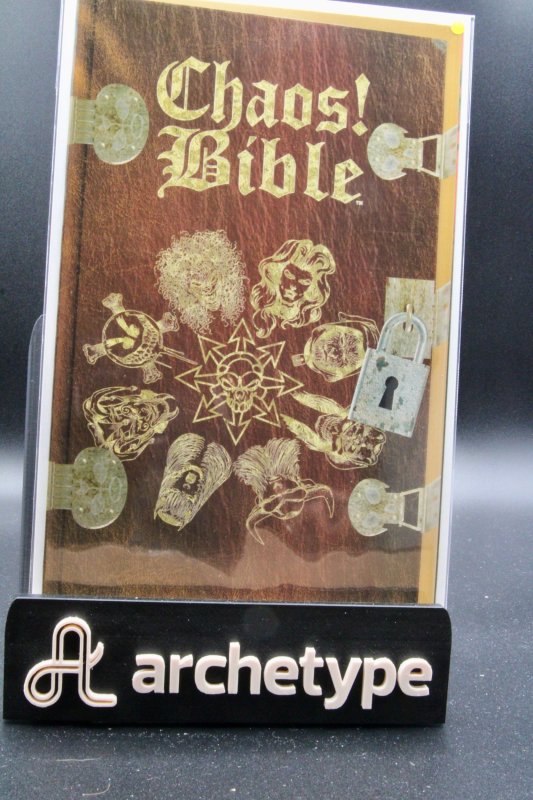 Chaos Bible #1 (1990), raw comic book in NM- 9.2 condition — front cover