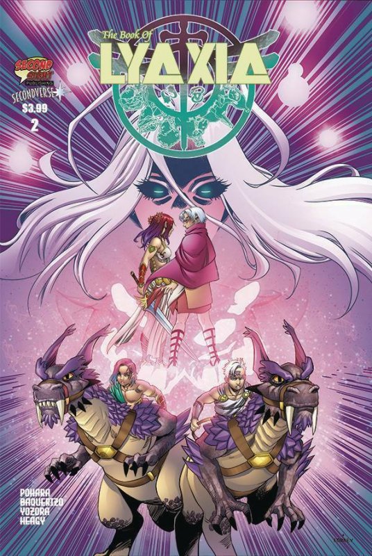 Book of Lyaxia #2 (2021), raw, ungraded comic book — front cover