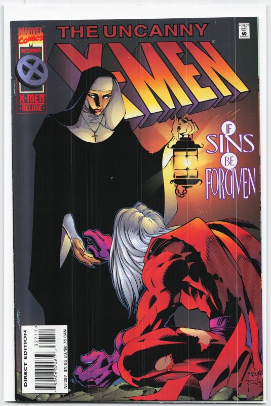 The Uncanny X-Men #327 (Marvel Comics, 1995), raw, ungraded comic book — front cover
