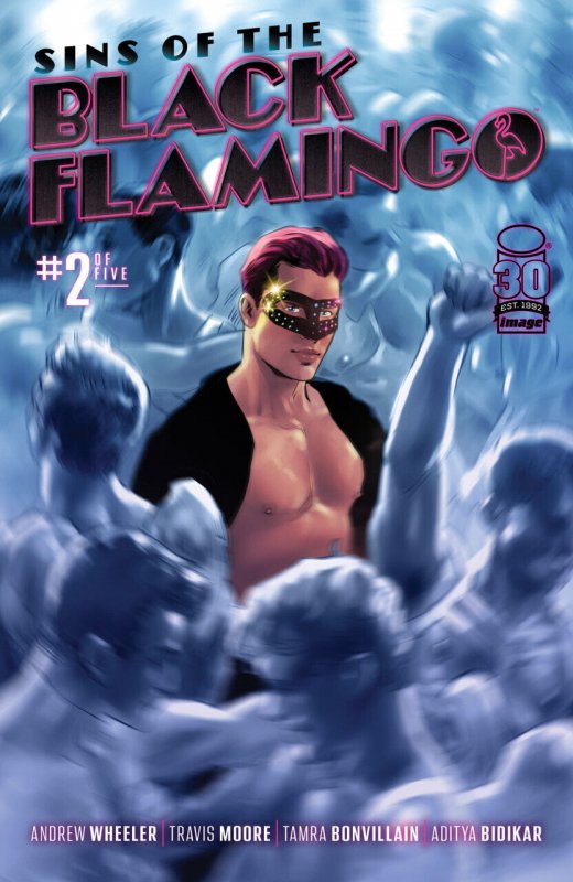 Sins of the Black Flamingo #2 (Image Comics, 2022), raw comic book in NM condition — front cover