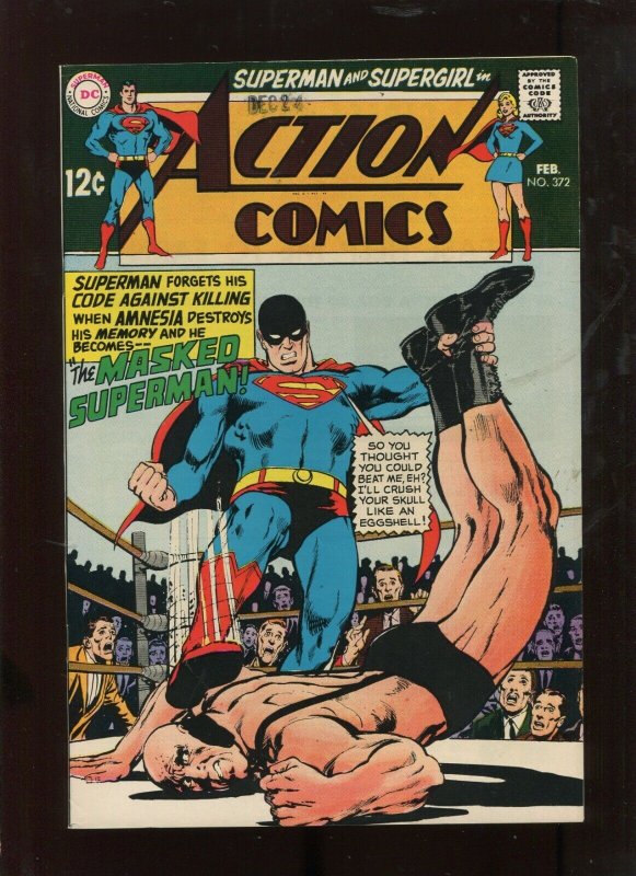 Action Comics #372 (DC Comics), raw comic book in 9.0 condition — front cover