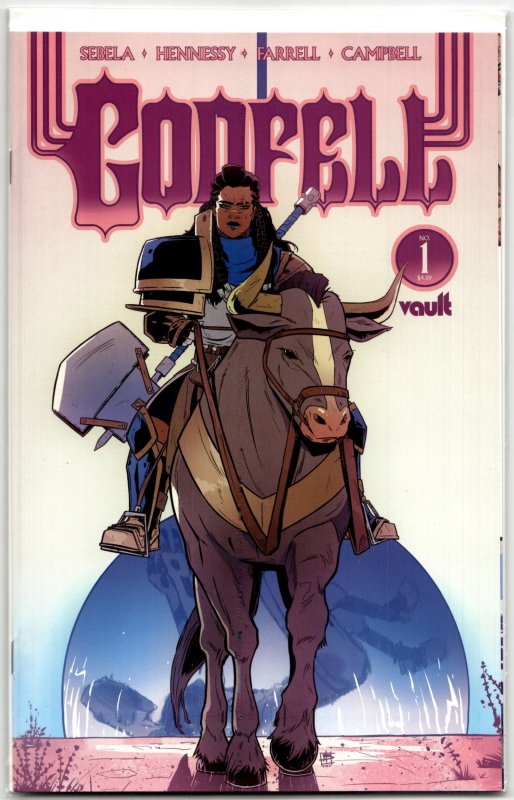Godfell #1 (Image Comics, 2023), raw, ungraded comic book — front cover