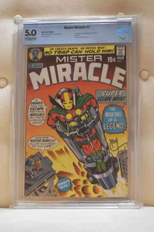 Mister Miracle #1 (DC Comics, 1971), raw, ungraded comic book — front cover