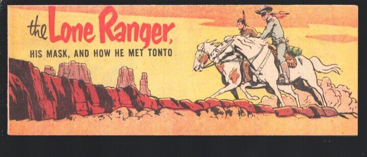 Lone Ranger #1 (Dell, 1954), raw comic book in NM condition — front cover