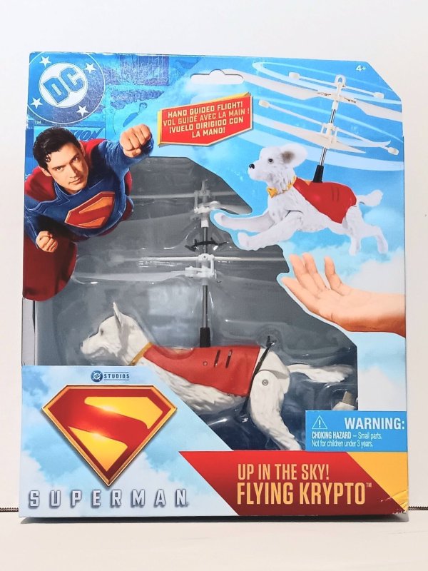 Superman Up in the Sky! Flying Krypto | Rc Toy | Dc/spin Master 2025 | Nib (DC Comics, 2025), raw, ungraded comic book — front cover