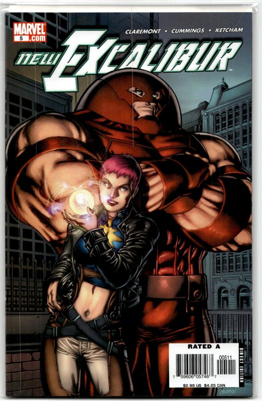 New Excalibur #5 (2006), raw, ungraded comic book — front cover