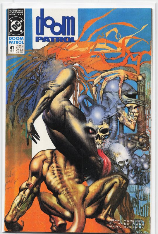 Doom Patrol #41 (DC Comics, 1991), raw, ungraded comic book — front cover