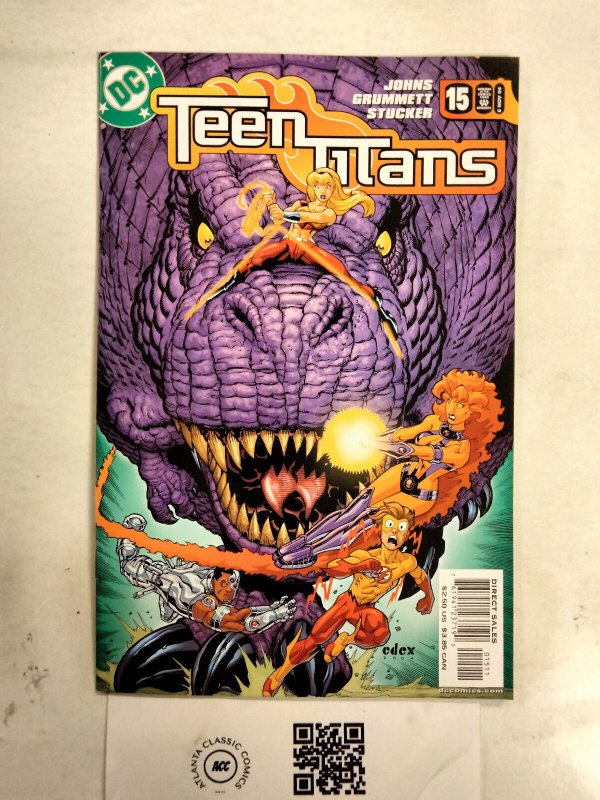 Teen Titans #15 (DC Comics, 2018), raw comic book in NM condition — front cover