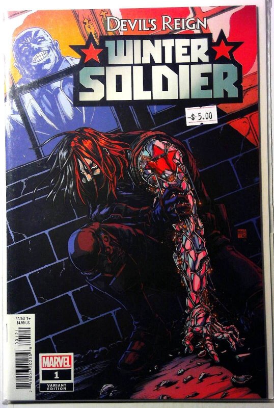 Devil's Reign Winter Soldier #1 (Marvel Comics, 2022), raw, ungraded comic book — front cover