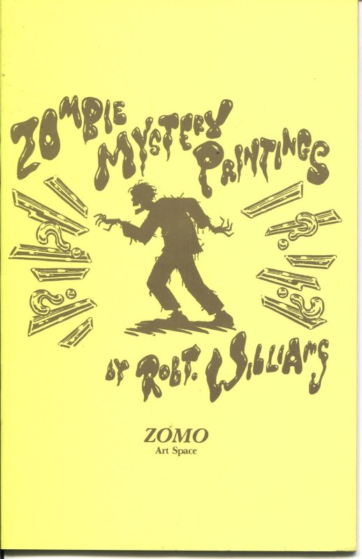 Zombie Mystery Paintings Exhibition Book-Robert Williams-Zumo Art Space-Under..., raw, ungraded comic book — front cover