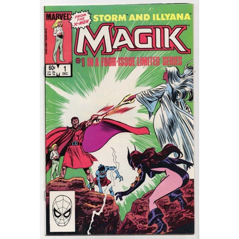 Magik #1 (Marvel Comics, 1983), raw comic book in VF+ 8.5 condition — front cover