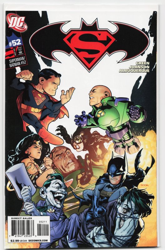 Superman / Batman #52 (2008), raw, ungraded comic book — front cover
