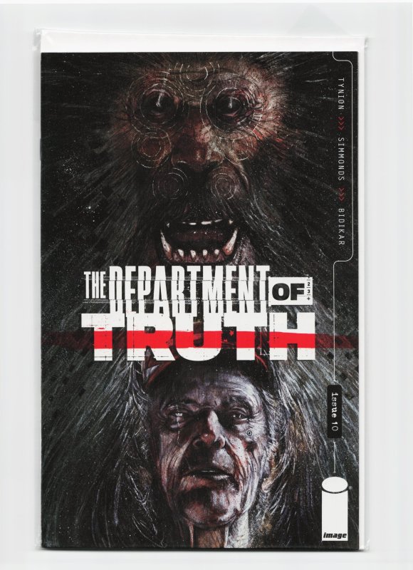 The Department of Truth #10 (Image Comics, 2021), raw, ungraded comic book — front cover