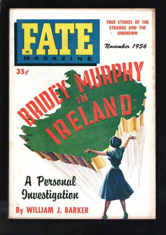 Fate 11/1956-"Bridey Murphy in Ireland"-Rare Issue-Strange Pulp Mysteries-Digest, raw, ungraded comic book — front cover