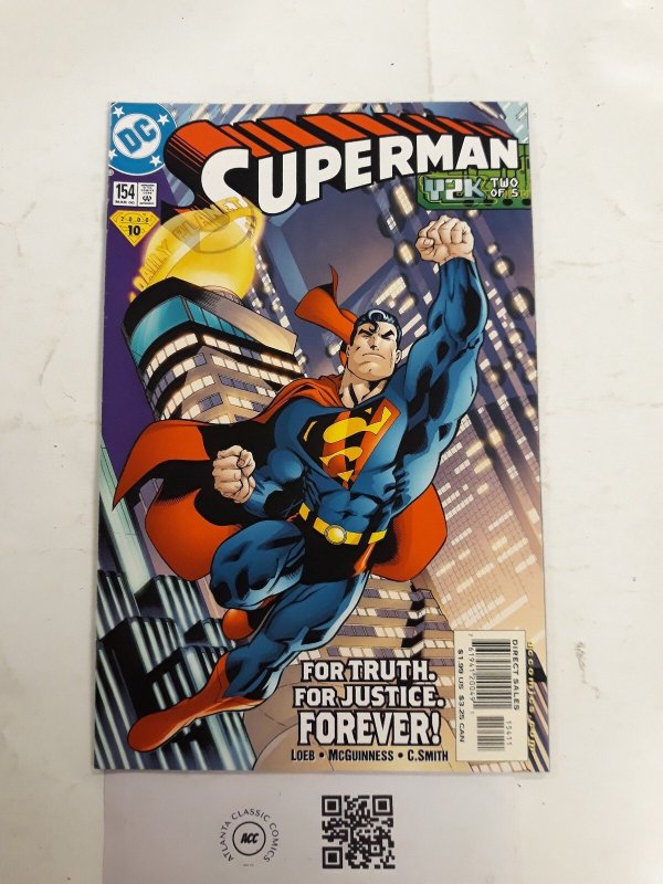 Superman #154 (DC Comics), raw comic book in NM condition — front cover